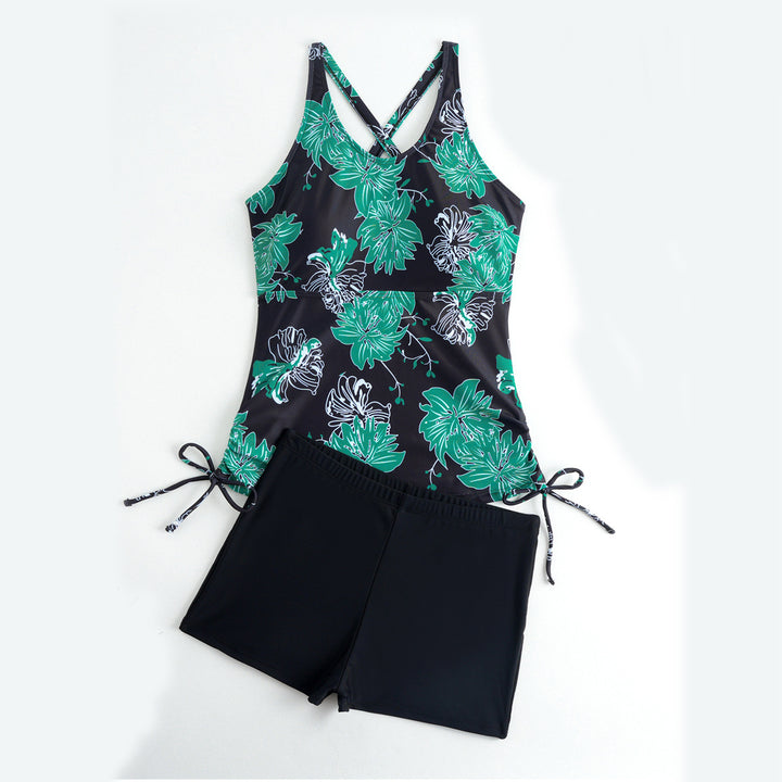 Women's swim set with adjustable straps and casual pants Mune Fashion