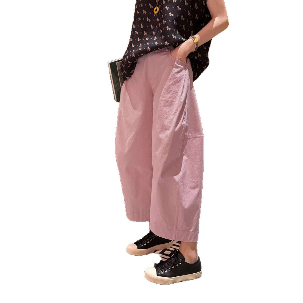 Women's Loose-Fitting Culotte Jeans Mune Fashion