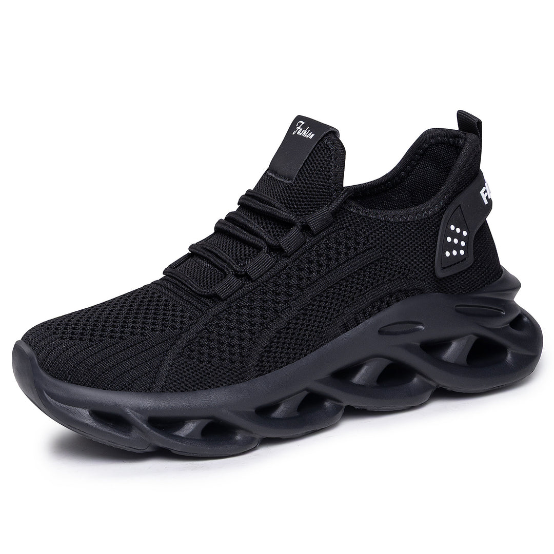 Women nan breathable knit-fit running sneakers with sculptural air channel platform sole Mune Fashion