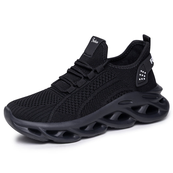 Women nan breathable knit-fit running sneakers with sculptural air channel platform sole Mune Fashion