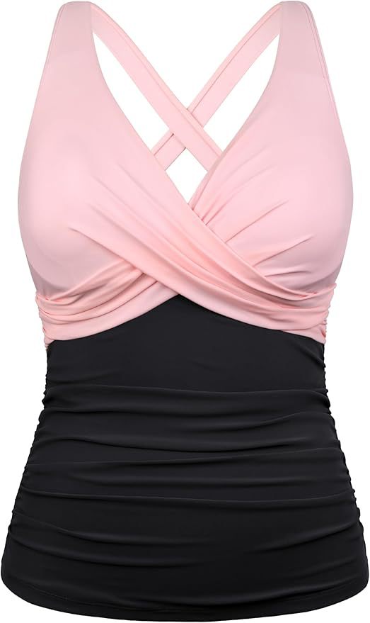 Women's swimsuit with wrap cut and figure-flattering design Mune Fashion