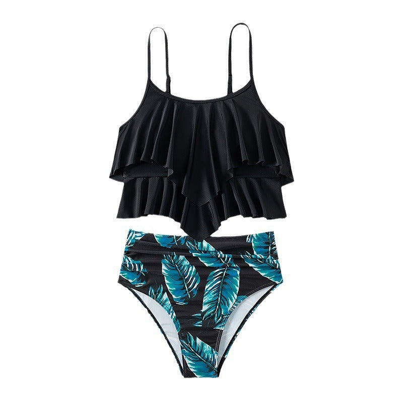 Ladies sporty swim top with fringes Mune Fashion