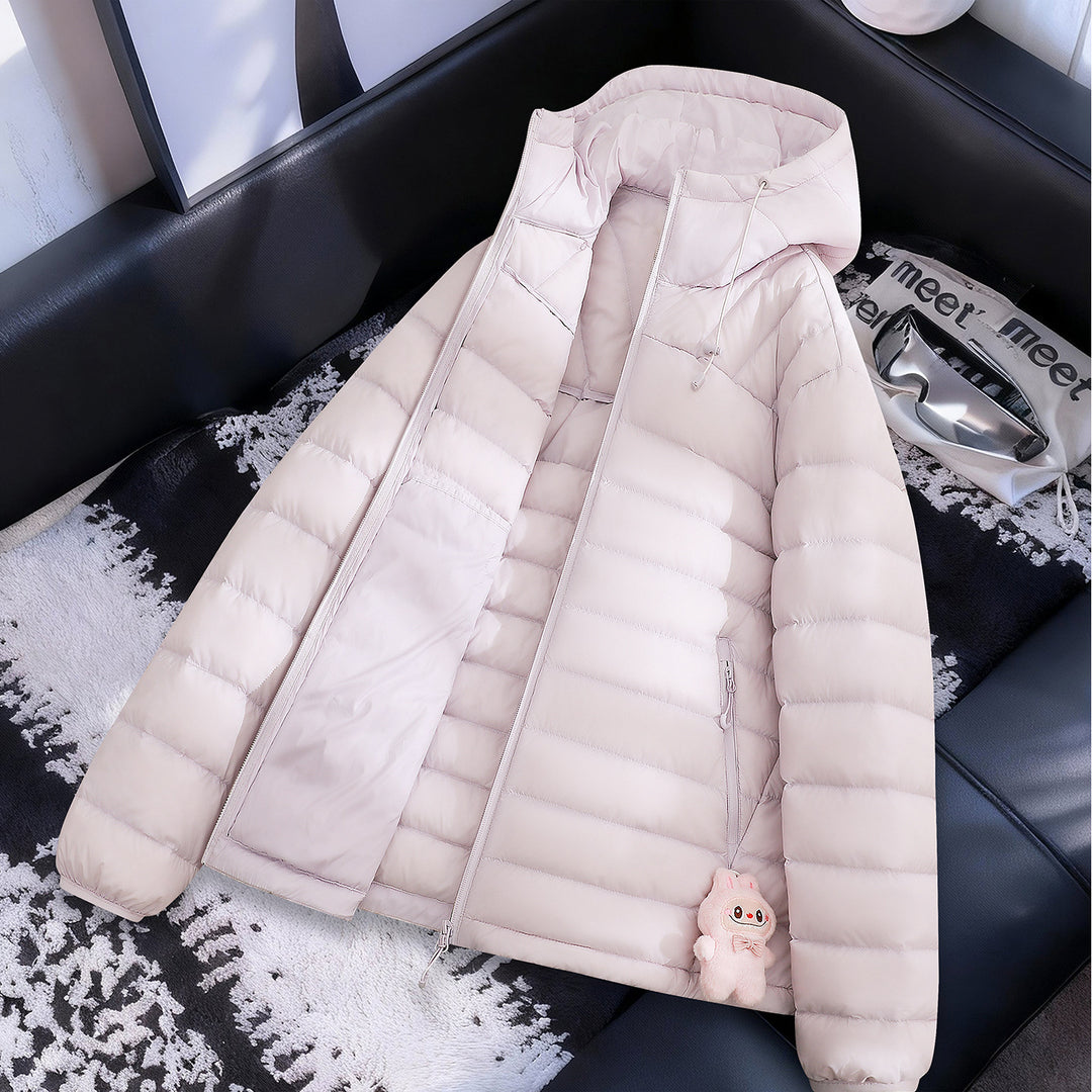 Women's Lightweight Quilted Jacket with Hood Mune Fashion