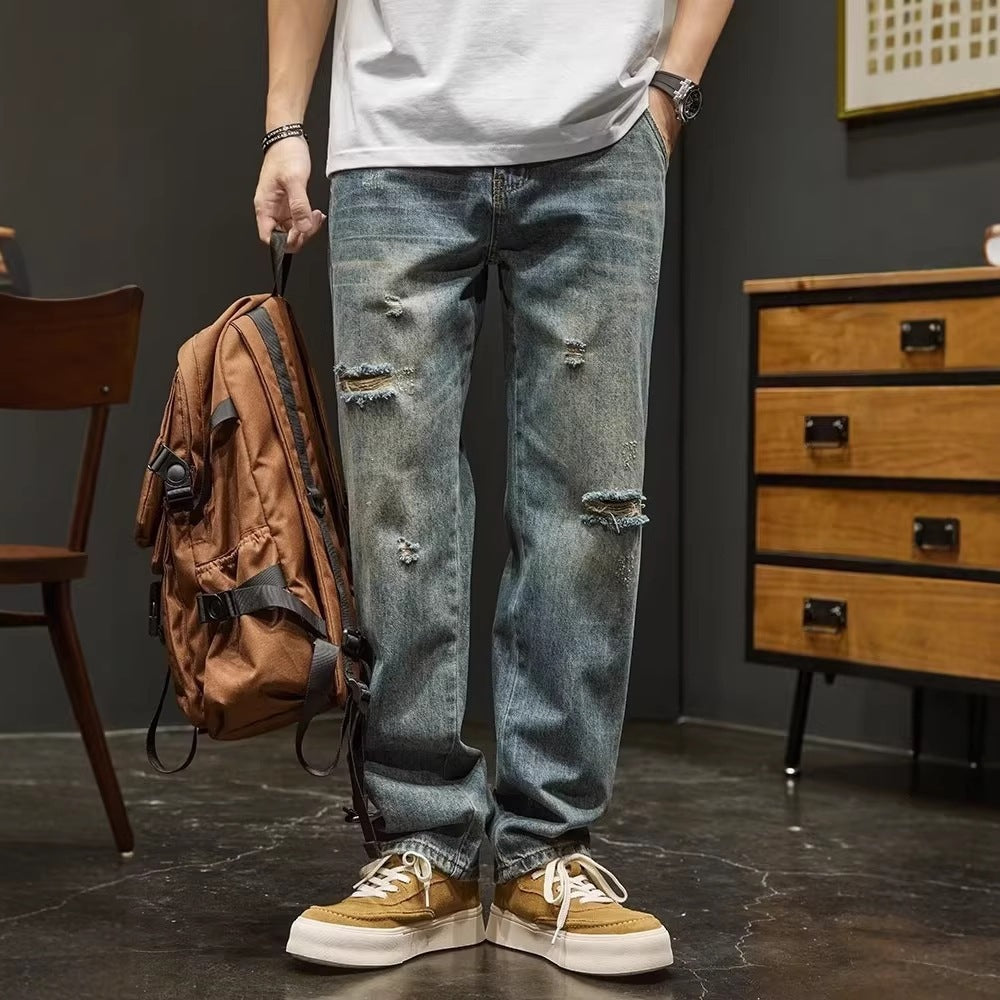 Men's Oversized Destroyed Jeans Mune Fashion