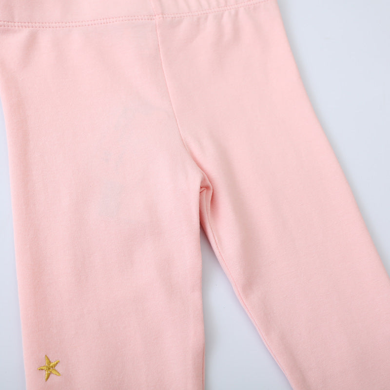 Girls leggings with playful fairy and rainbow design Mune Fashion