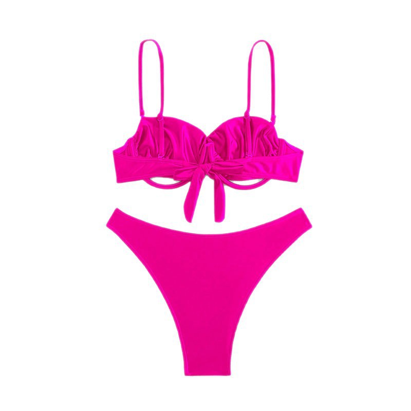 Women Push-Up Bikini Set with Elegant Ring Detail Mune Fashion