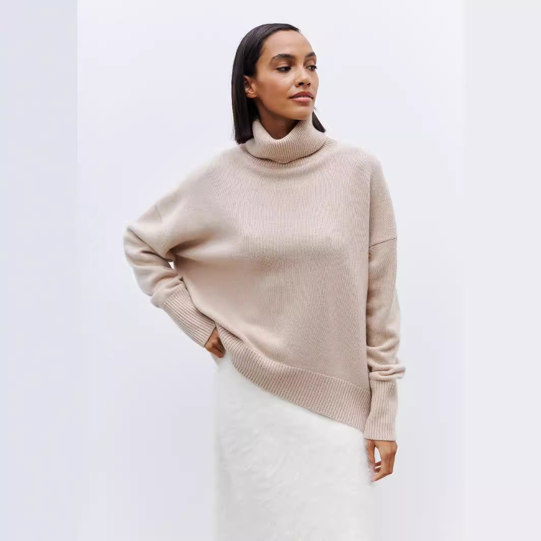 Ladies Turtleneck Sweater Mune Fashion