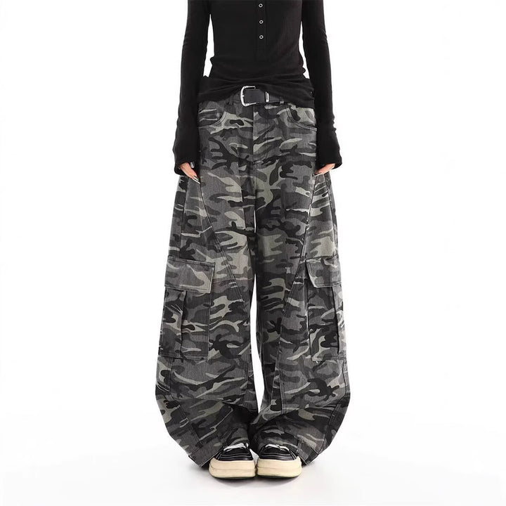 Men's cargo pants in camouflage design Mune Fashion