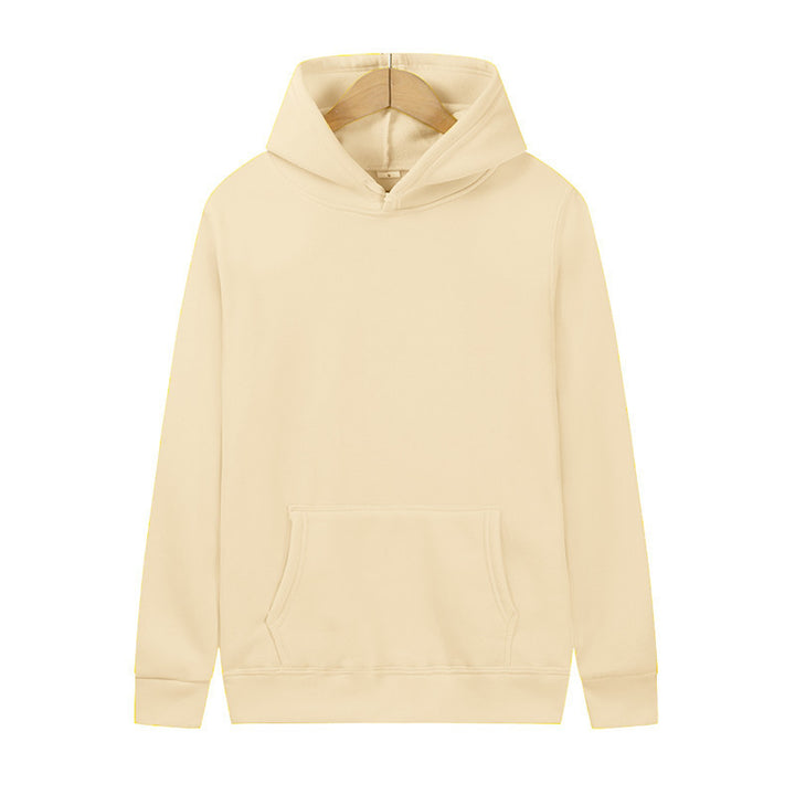 Unisex minimalist hoodie without zipper with brushed French terry on the inside and integrated kangaroo pocket Mune Fashion