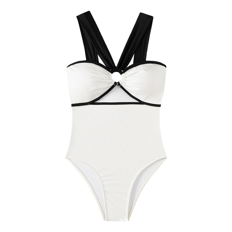 Women's One-Piece Swimsuit with Innovative Cut-Out Design Mune Fashion