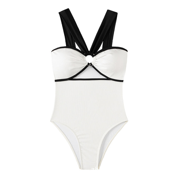 Women's One-Piece Swimsuit with Innovative Cut-Out Design Mune Fashion