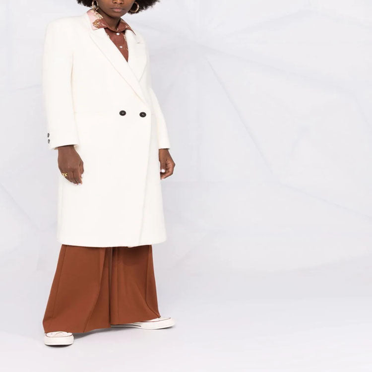 Women High-waisted flowing Palazzo pants with wide leg and elegant fall Mune Fashion