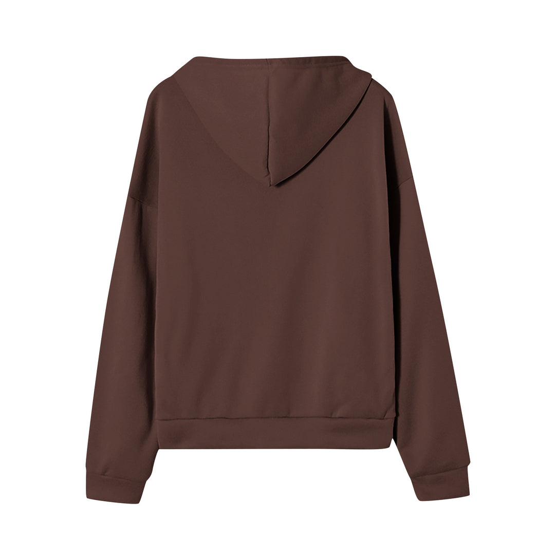Unisex super soft oversized zip hoodie with kangaroo pockets, hood with drawstring and ribbed cuffs Mune Fashion