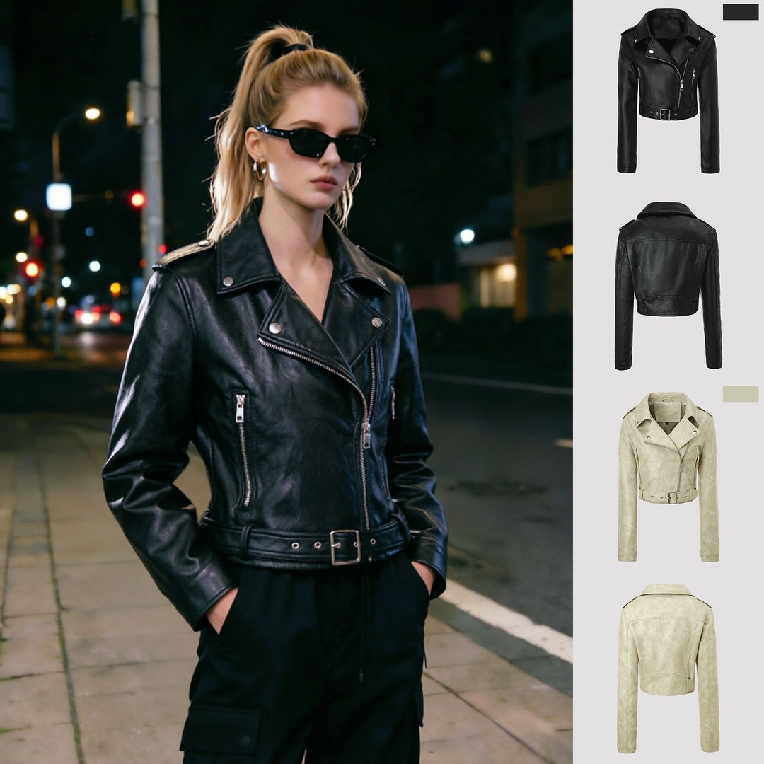 Women's Trendy Biker Jacket Mune Fashion
