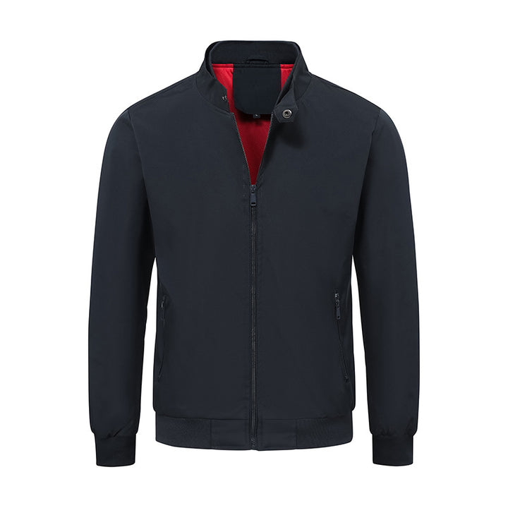 Men's Lightweight Transition Jacket with High Collar Mune Fashion