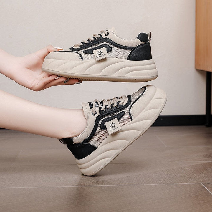 Women's fashionable sneakers with breathable mesh and comfortable sole Mune Fashion