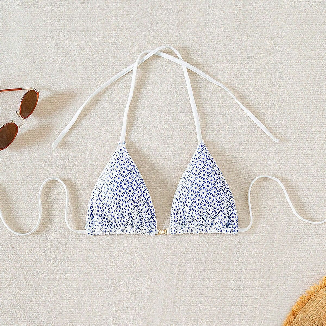 Women's bikini bottom with side ties and floral pattern Mune Fashion