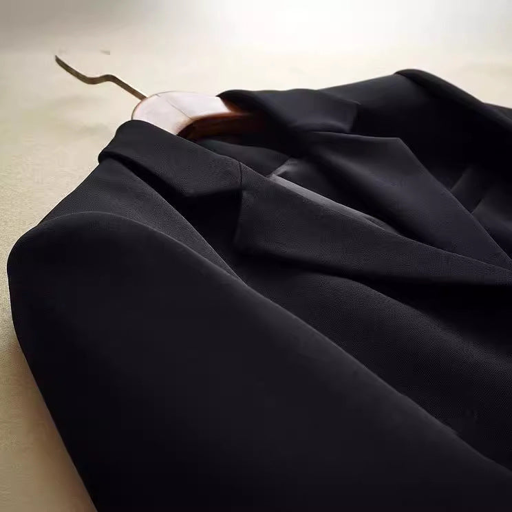 Women's Fashionable Blazer with Textured Surface Mune Fashion
