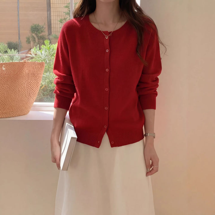 Damen Zeitlose Strickjacke Mune Fashion