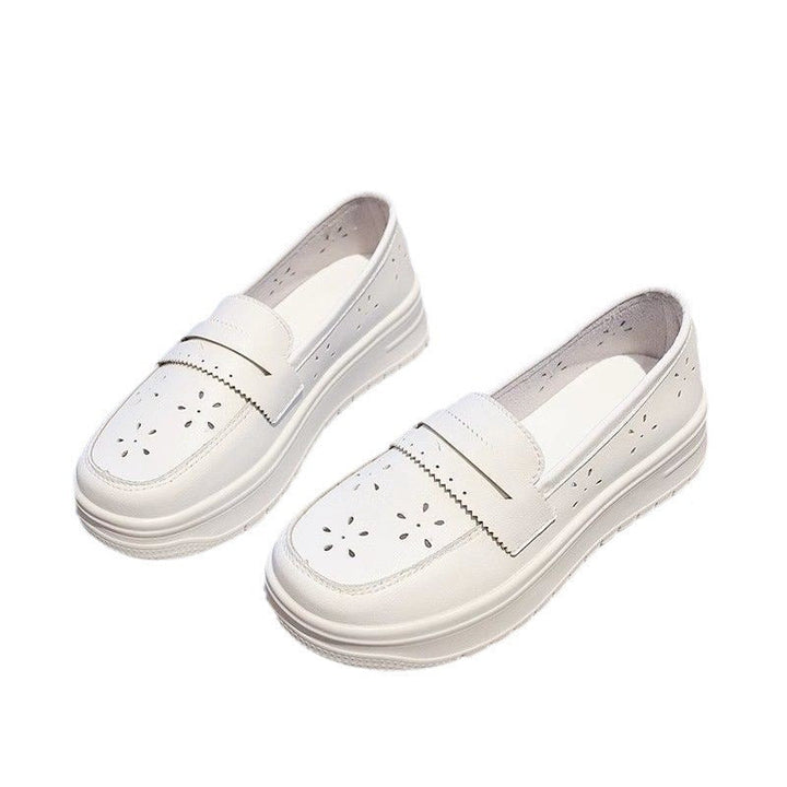 Women's Comfortable Slip-On Sneakers with Breathable Surface Texture Mune Fashion