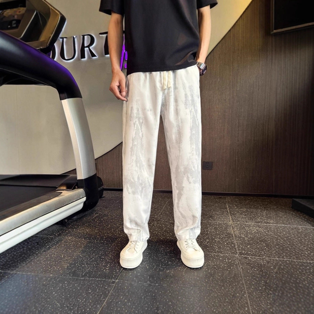 Men's sporty casual pants with elastic waistband Mune Fashion