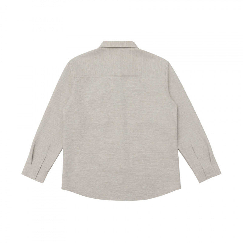 Unisex Overshirt made of structured knit blend with patch flap pockets Mune Fashion