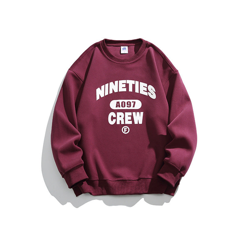Unisex Oversized Sweatshirt with Round Neck and Distinctive College Print Mune Fashion