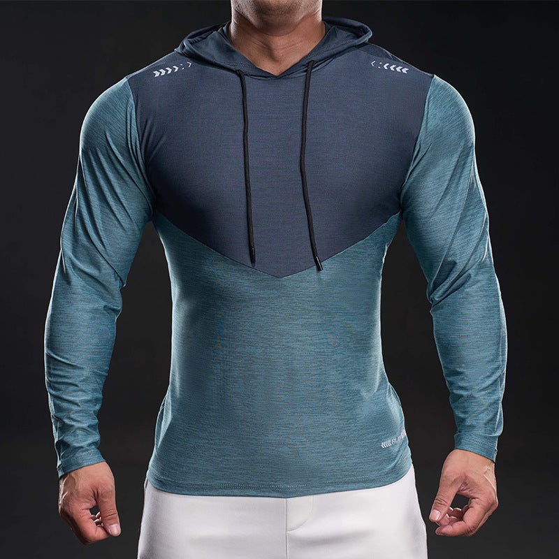 Men's Functional Long Sleeve Hoodie for Training with Stretch and Breathability Mune Fashion
