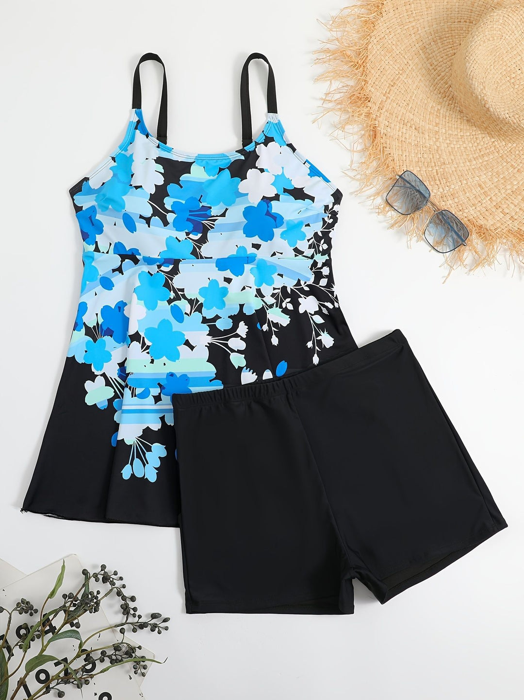Women's one-piece swimsuit with floral design Mune Fashion