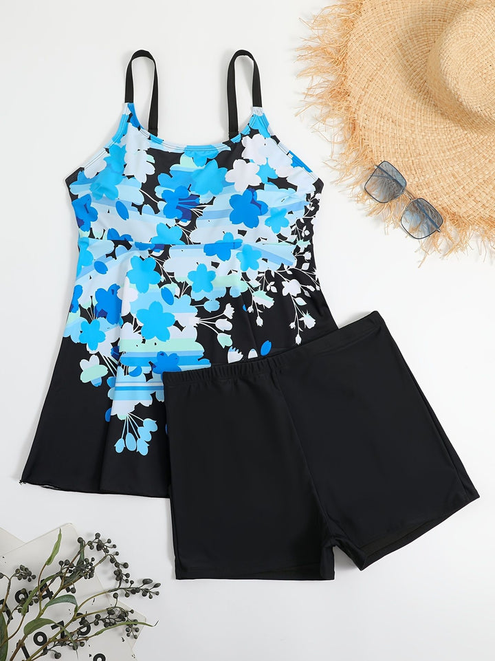 Women's one-piece swimsuit with floral design Mune Fashion