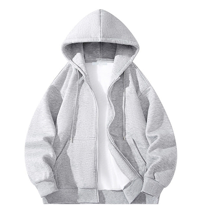 Men's Oversize Zip-Up Hoodie made of heavy sweatshirt quality with kangaroo pockets Mune Fashion