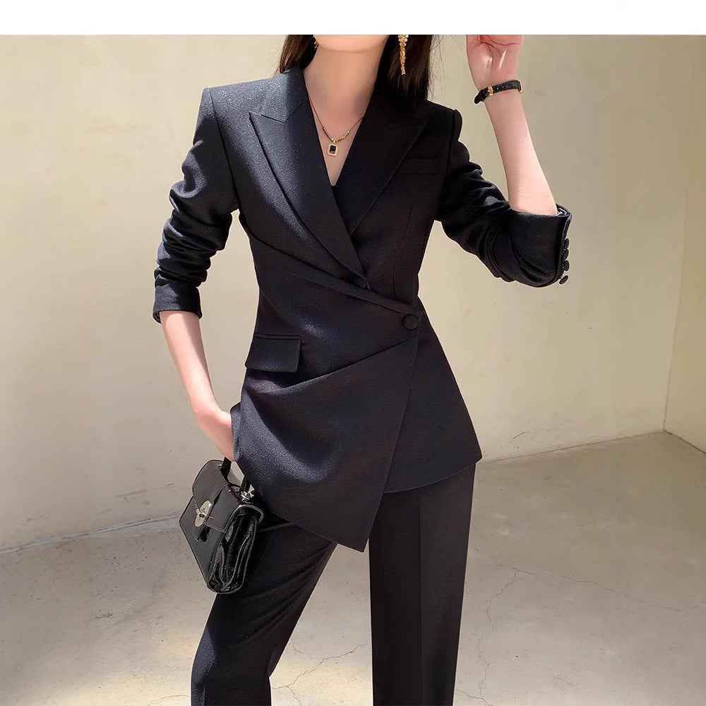 Women's Elegant Blazer Set with Modern Cut Mune Fashion