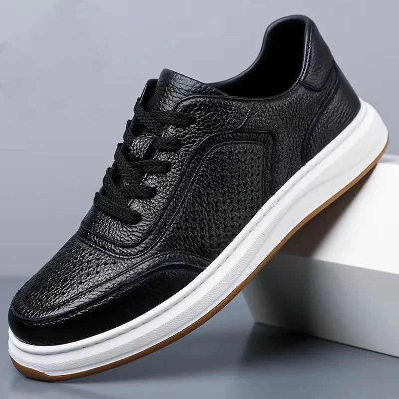 Men's Elegant and Comfortable Leather Sneakers Mune Fashion