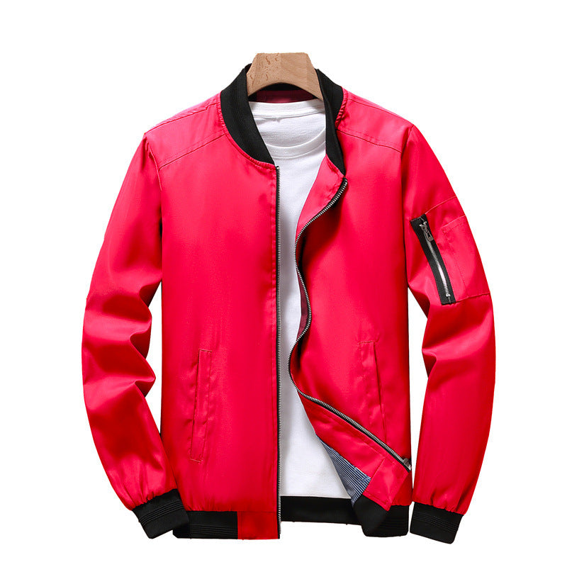 Men's bomber jacket in pilot style with arm pocket & ribbed cuffs Mune Fashion