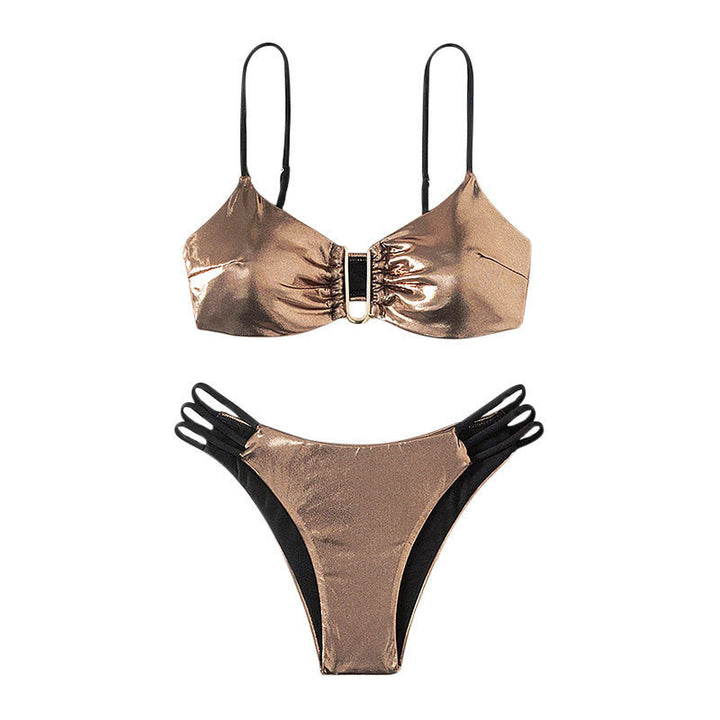 Women's bikini with elegant cut and fashionable strap details Mune Fashion