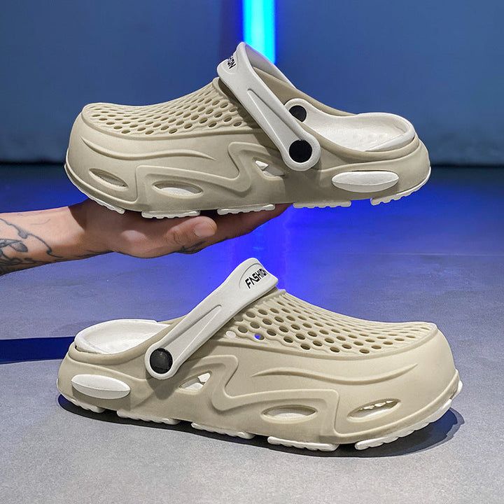 Men's Breathable Clogs with Adjustable Strap Mune Fashion