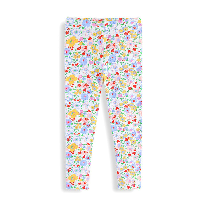 Girls leggings with colorful floral print Mune Fashion