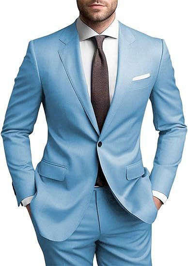 Men's tailored single-button suit set with slim silhouette and stretch comfort Mune Fashion