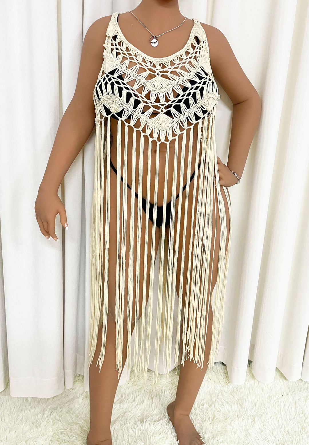 Women's Fringe Beach Poncho Mune Fashion