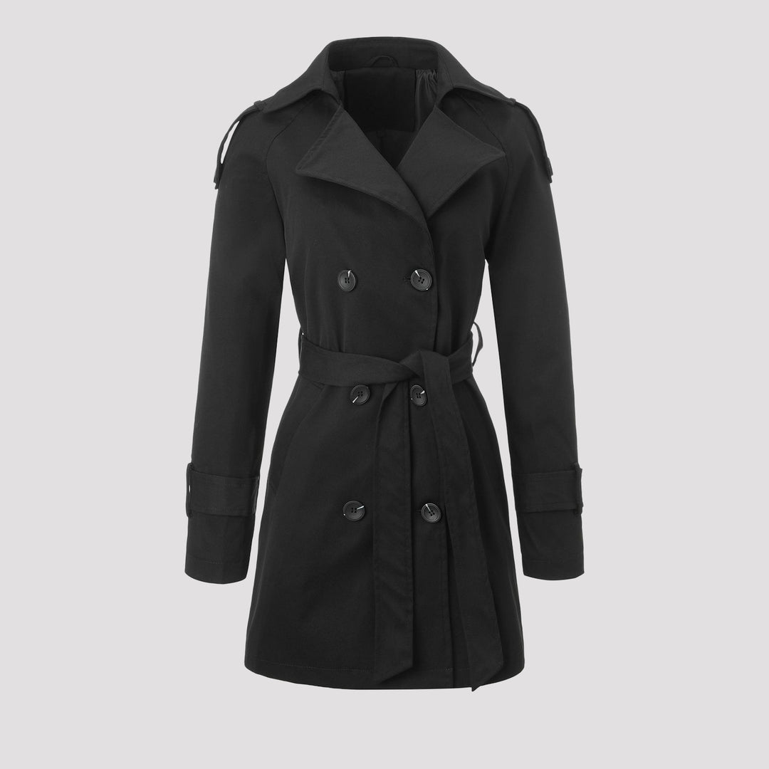 Women Elegant and Timeless Trench Coat Mune Fashion
