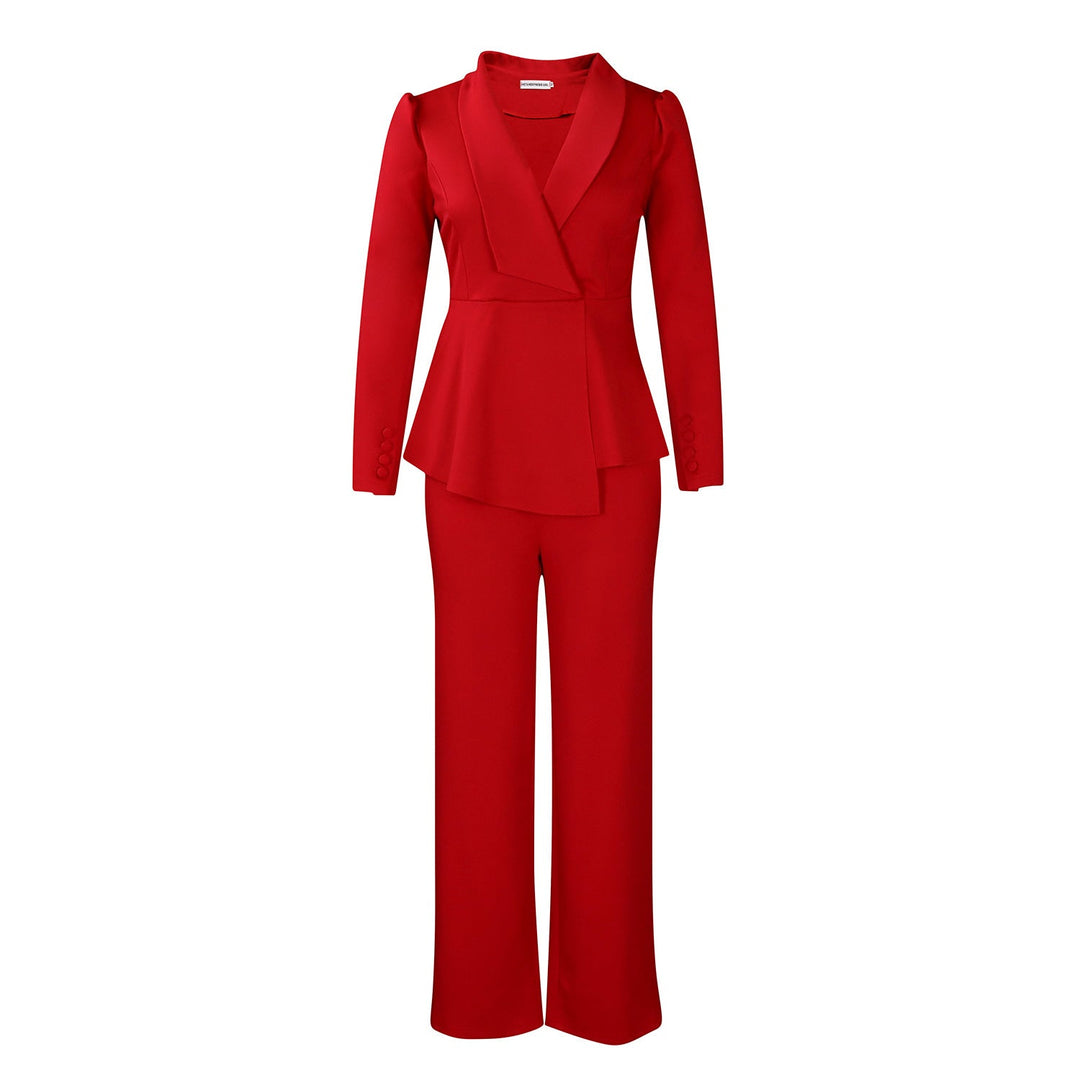Ladies Elegant Blazer-Pants Set Mune