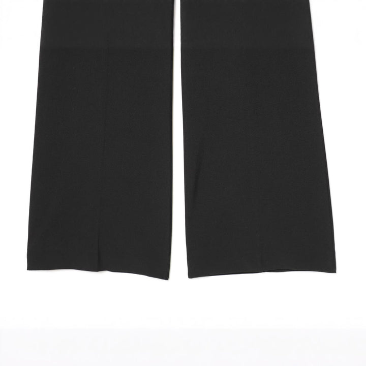 Women's high-waisted wide-leg suit trousers with crease and straight leg Mune Fashion