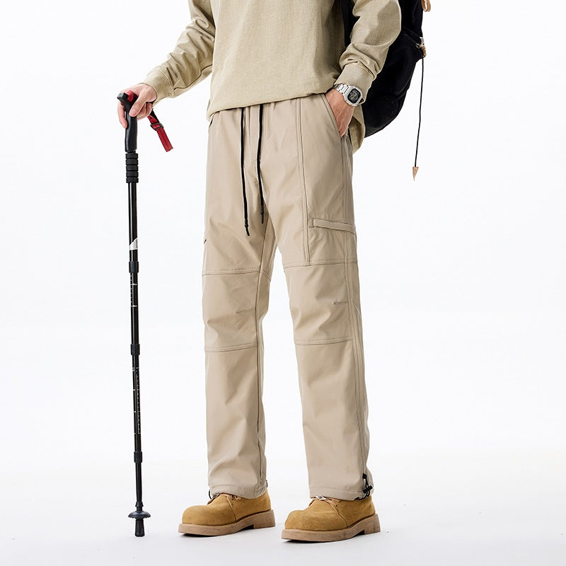 Men's Technical Cargo Pants with drawstring waistband, reinforced knees & adjustable leg cuffs Mune Fashion