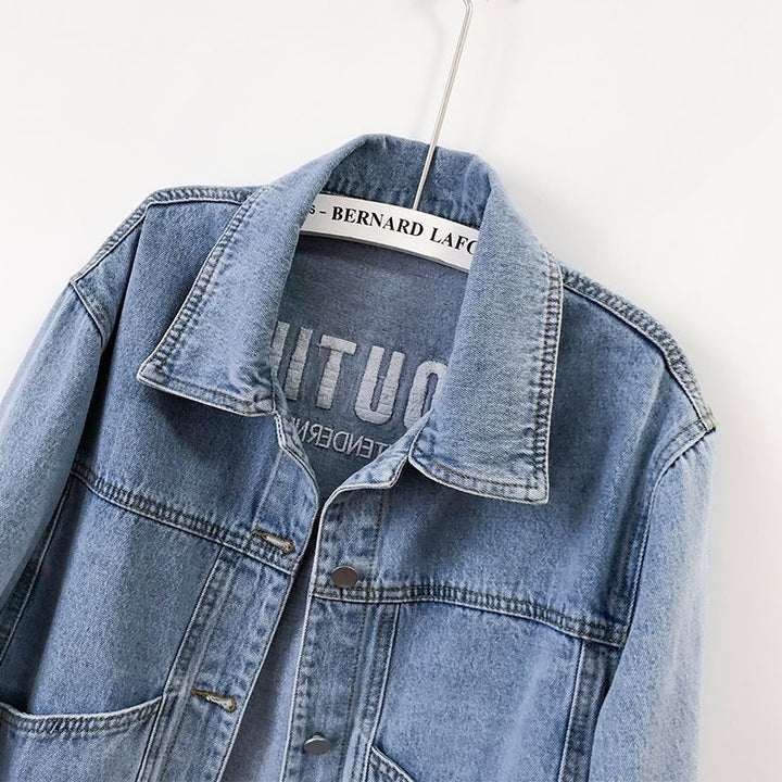 Women's Fashion Denim Jacket Mune Fashion