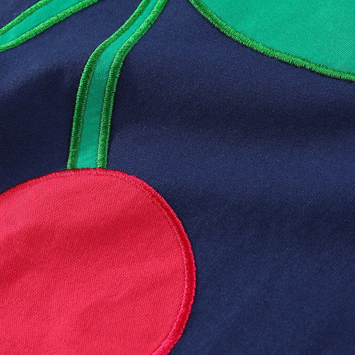Girl's casual dress with cheerful cherry design Mune Fashion