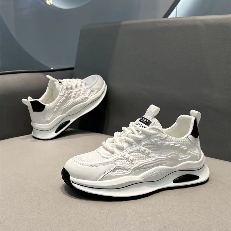 Women's Sporty Sneakers with Breathable Mesh Upper and Comfortable Cushioning Mune Fashion