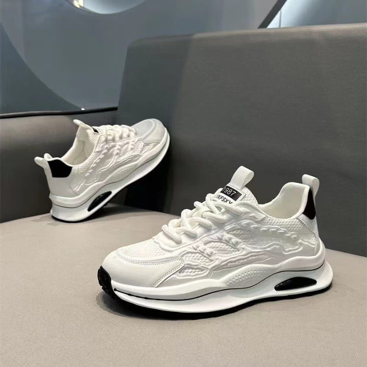 Women's Sporty Sneakers with Breathable Mesh Upper and Comfortable Cushioning Mune Fashion