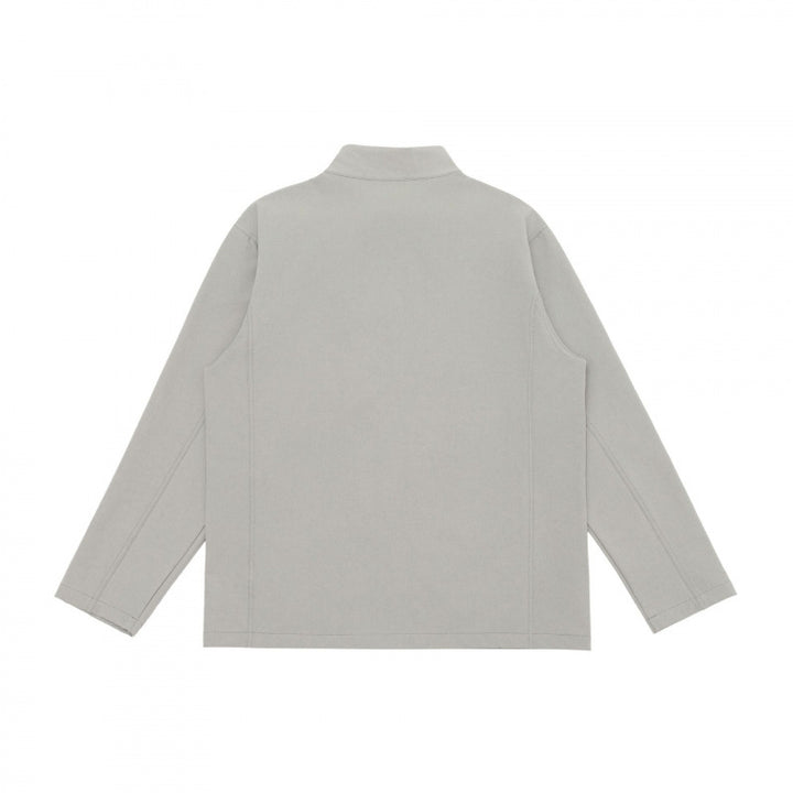 Unisex Light Tech-Fleece Zip Jacket with Stand-Up Collar, three Zip Pockets and Straight Cut Mune Fashion