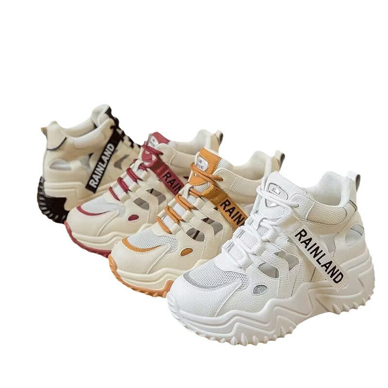 Women’s Sporty High-Top Sneakers with Durable Sole Mune Fashion