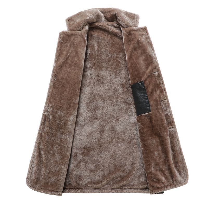 Men's Elegant Leather Jacket with Soft Lining Mune Fashion